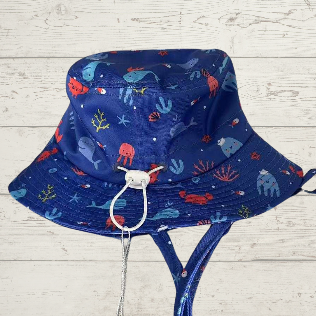 Hearing Aid Bucket Hat | Sun hat for deaf/hard of hearing